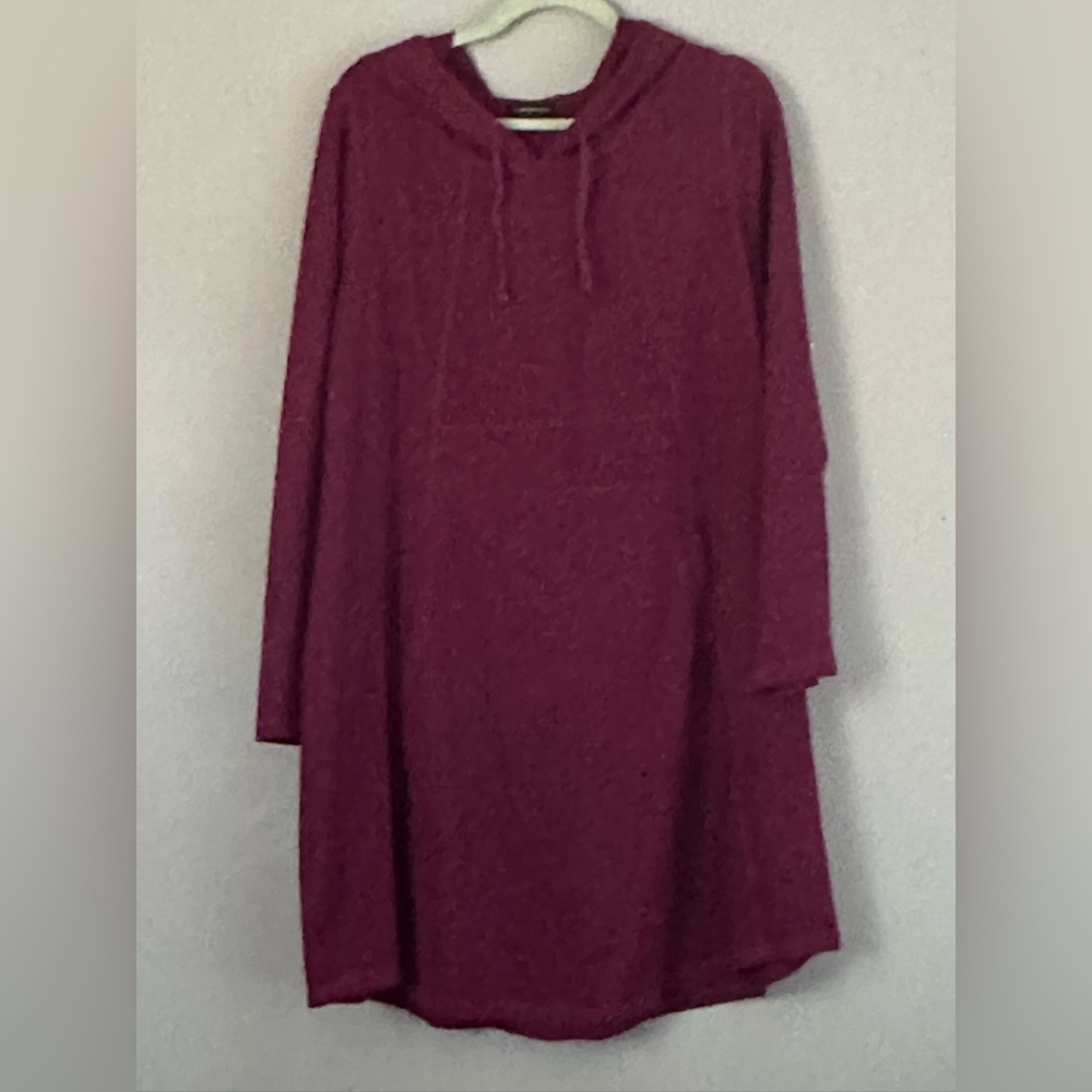 Lane Bryant Burgundy Hoodie Sweatshirt